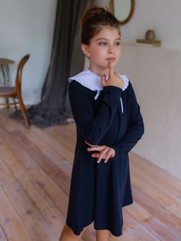 Платье s0143 (без воротничка) - Радужный хлопок фото 4