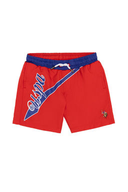 Красные шорты для плавания для мальчиков Неожиданная скидка в корзине