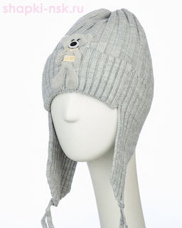 01-29-R Ушанка для девочки флис (48-52)