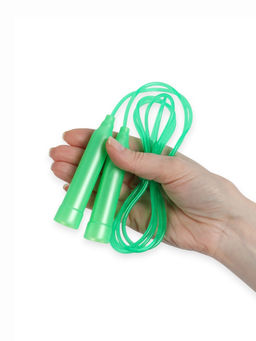 Цена за 10 шт. Скакалка детская, 2.1 м, регулируемая, цвет МИКС