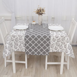 Скатерть 145х220, рогожка, 100 % хлопок, Артишоки ВБ 145х220 - Традиция фото 8