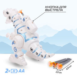 Робот динозавр. Тираннозавр, интерактивный: стреляющий, световые и звуковые эффекты - IQ BOT фото 3