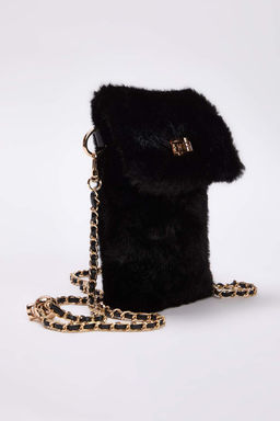 Siyah Suni Kurk Capraz Ask?l? Kad?n Omuz ve Telefon Cantas? TAKAW26OC00083 - Trendyolmilla фото 2