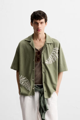 BEADED EMBROIDERY SHIRT - Zara фото 2