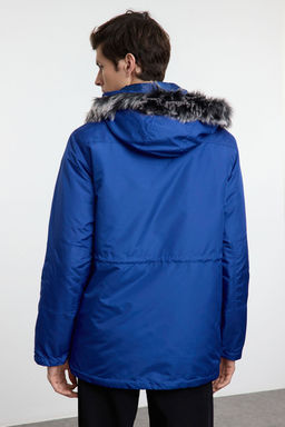 TRENDYOL MAN Saks Regular Fit K?sl?k Parka Ruzgarl?k Mont TMNAW25MO00023 - Trendyolmilla фото 5