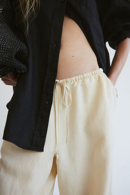 Pantalon en mezcla de lino - H&m фото 3