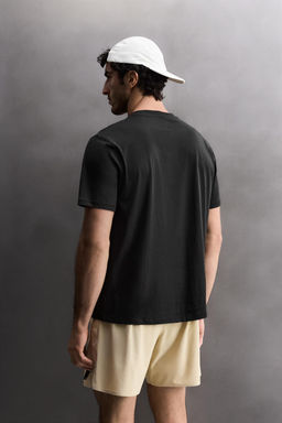 CAMISETA ALGOD?N ENTRENAMIENTO B?SICA / Negro - Zara фото 3