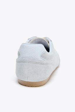 CONTRAST LEATHER TRAINERS - Zara фото 8