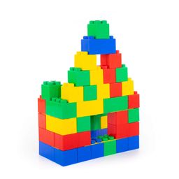 Конструктор строительный XXL, 45 элементов + соединитель (45 элементов) - Полесье фото 4