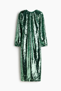 Vestido de lentejuelas con espalda descubierta