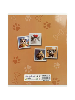 Комплект 12 тетрадей, 48 листов, клетка, 60гр, 4 вида, Зверушки,софтач с выборочным уф-лаком   10968