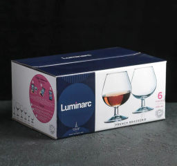Набор фужеров (бокалов) для коньяка ФРАНЦУЗСКИЙ РЕСТОРАНЧИК 6шт 250мл арт.J0010 /Люминарк/ - Luminarc фото 5