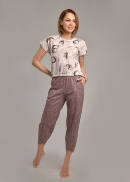 Костюм с брюками ВИЖН (тёмно-лиловый № 4/1) - Ивановская трикотажная компания фото 2