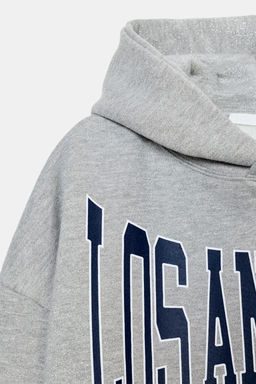 SHINY SLOGAN HOODIE - Zara фото 8