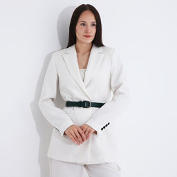 Ремень женский, ширина 2,7 см, винт, пряжка металл, цвет зелёный - Simaland фото 3