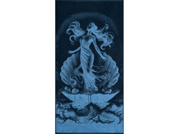 Полотенце махровое 6с102.413ж1 Венера (темно-синий6) 81х160см