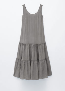Maxivestido escalonado