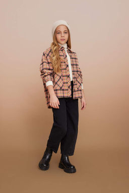 Узкие брюки с напуском для девочек - Defacto фото 3