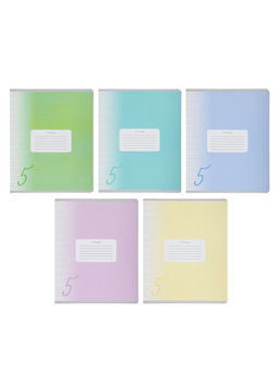 Цена за 20 шт. Тетрадь 12 листов в узкую линию Calligrata «Пятёрка», обложка мелованный картон, МИКС