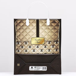 Цена за 10 шт. Пакет «Стиль», мягкий пластик, 26×23 см, 110 мкм