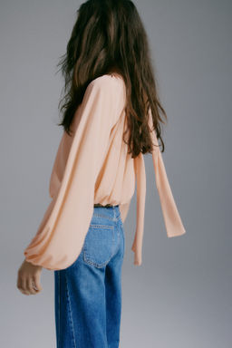Blusa con lazada - H&m фото 6