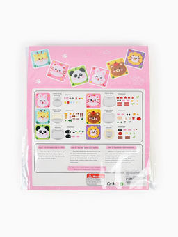 Вышивка по фетру "Панда", 20,5*20,5 см, цвет зеленый