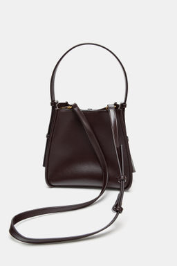 MINI BUCKET BAG WITH METAL RING - Zara фото 5