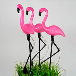USL-S-833/PM530 FLAMINGO SET3 Садовый светильник на солнечной батарее Фламинго, в комплекте из 3 штук. 6 светодиодов. Белый свет. 1*АA Ni-Mh аккумулятор в/к. IP44. TM Uniel - Volpe фото 10