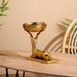 Подсвечник Олень, 24?14?24 см, алюминий