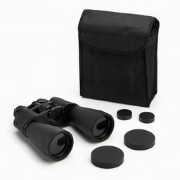 Бинокль 10-30×60 «Турист», с регулируемым зумом 10-30, черный, линзы рубин
