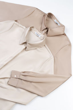 Женская шелковая рубашка Happyfox