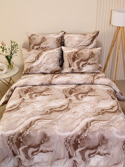 Пододеяльник бязь люкс на молнии - Мрамор 220x240