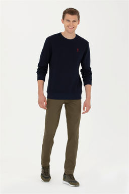 Мужская темно -синяя толстовка Неожиданная скидка в корзине - U.s. polo assn фото 4