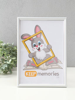 Набор фоторамок для фото 21×30 см Keep memories «Гамма», с подножкой, 3 шт., (пластиковый экран), серебро
