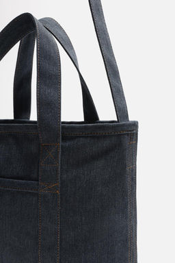 DENIM TOTE BAG - Zara фото 3