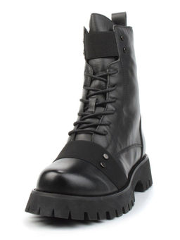 04-YPM9532A BLACK Ботинки зимние женские (натуральная кожа, натуральный мех) - Фабричный китай фото 5