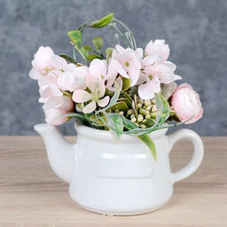 Цветочная композиция Букет гортензий 13х8,5х14 см / NW713/FLM-102 / (Желтый) - Галеонтрейд фото 6