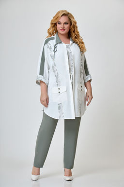 Костюм Svetlana Style 1629 мох+молочный