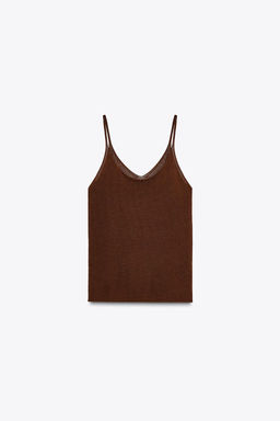 KNITTED STRAPPY TOP - Zara фото 20