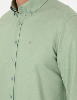_a_la Oxford Slim Fit Kolay _t_lenebilir G_mlek - Pierre cardin фото 7