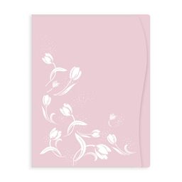 Папка-портфолио для документов пластиковая арт. 48305/ 6 ЦВЕТЫ