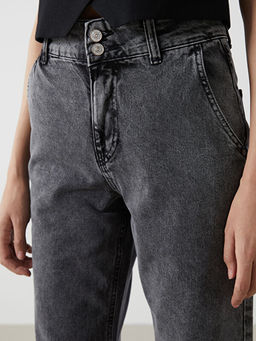 Wideleg Kad?n Jean Pantolon