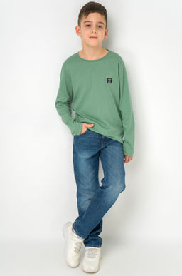 Хлопковый лонгслив для мальчика Bonito  фото 2