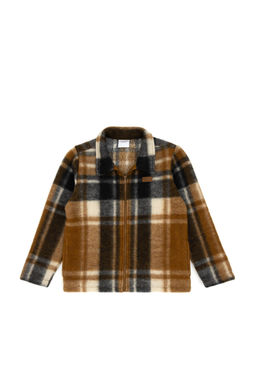 Erkek _ocuk Camel Fermuarl_ Sweatshirt