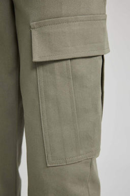 Габардиновые брюки-карго для мальчиков - Defacto фото 6