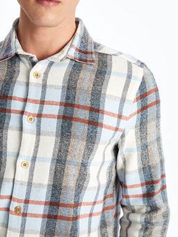 Rahat Kal?p Uzun Kollu Ekose Erkek G?mlek