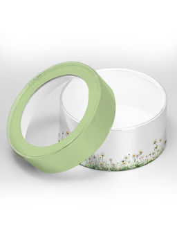 Коробка тубус с окном Ромашки, 12?12?5 см