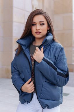 Куртка женская демисезонная 21750 (синий) - Kankan фото 9