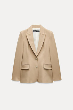 FITTED BLAZER WITH SHOULDER PADS - Zara фото 18