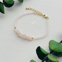 Браслет из Розового кварца